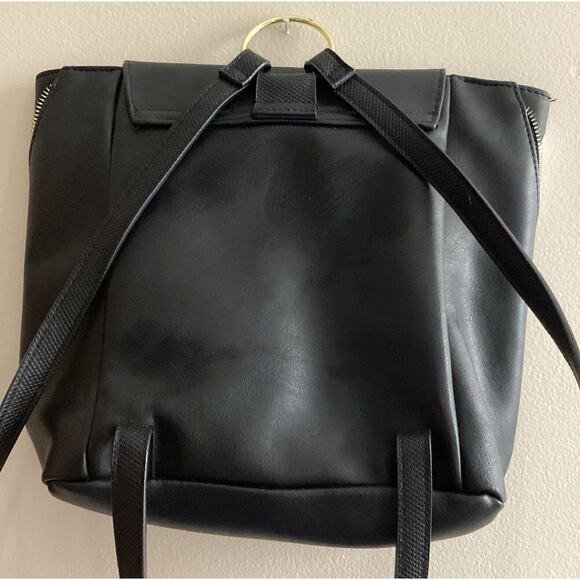 Disney Mickey Mouse 90th Anniversary Black Bioworld Mini Backpack EUC - Picture 4 of 11